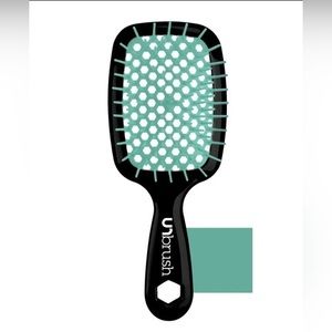 FHI HEAT Unbrush Wet & Dry Vented Detangling Hair Brush (Lagoon) NIB